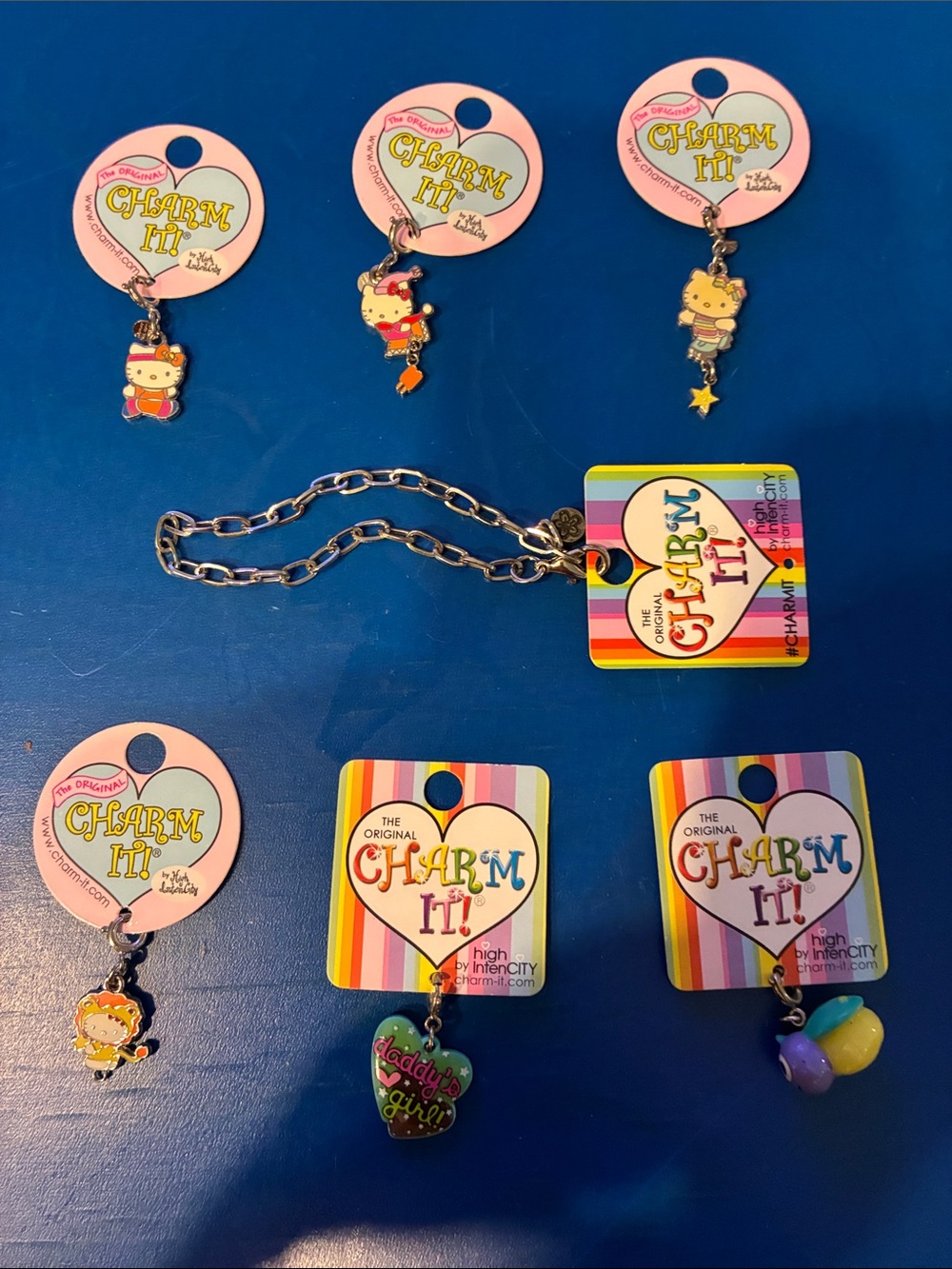 Kids Colorful Charm Bracelet Set